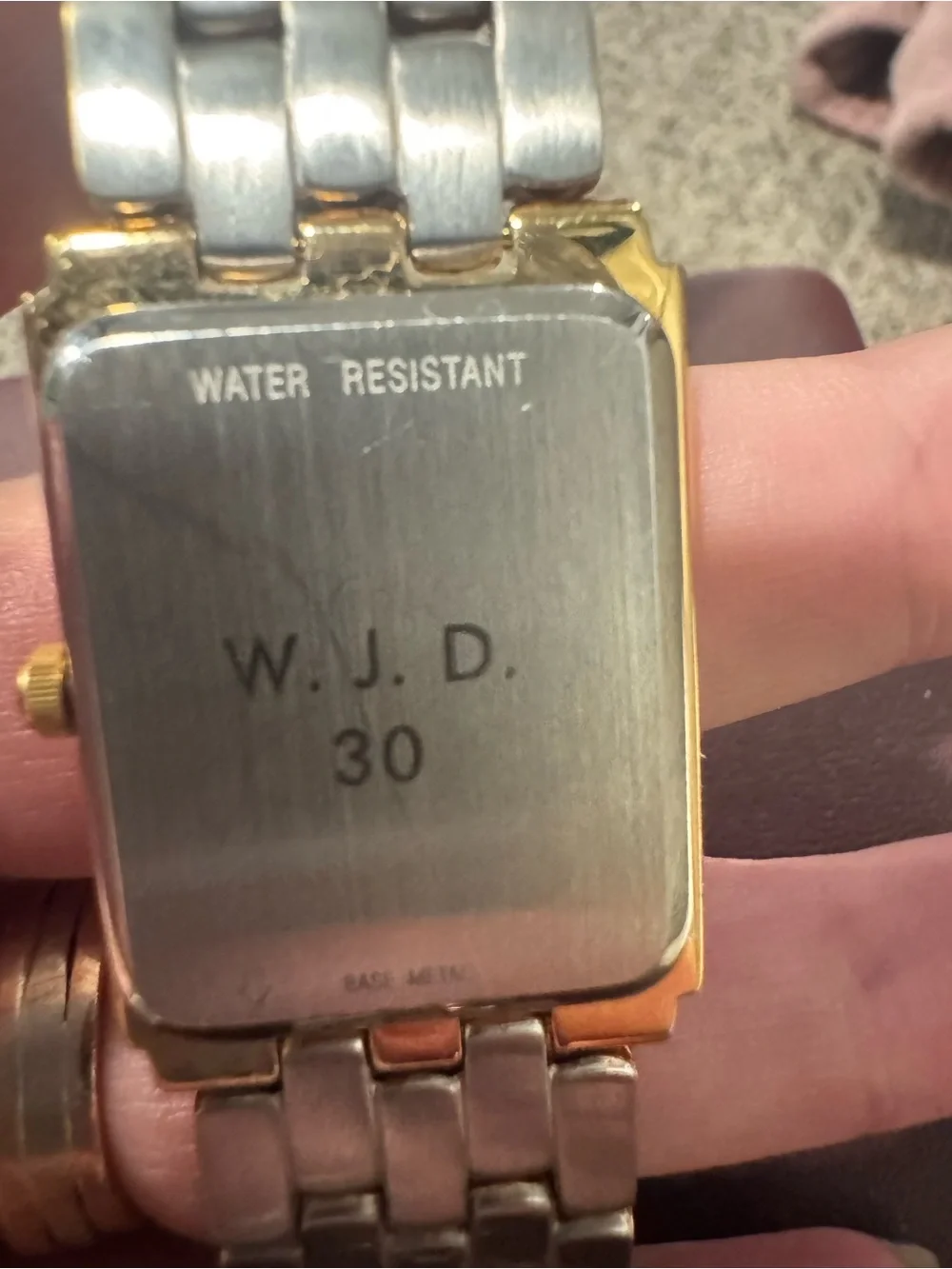 Women’s Gold-Tone Square Dial Bracelet Watch by Wittnauer